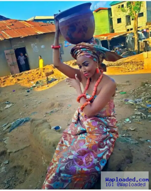 Photos: Huddah Monroe rocks African traditional attire for photoshoot